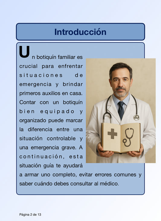 Botiquín familiar